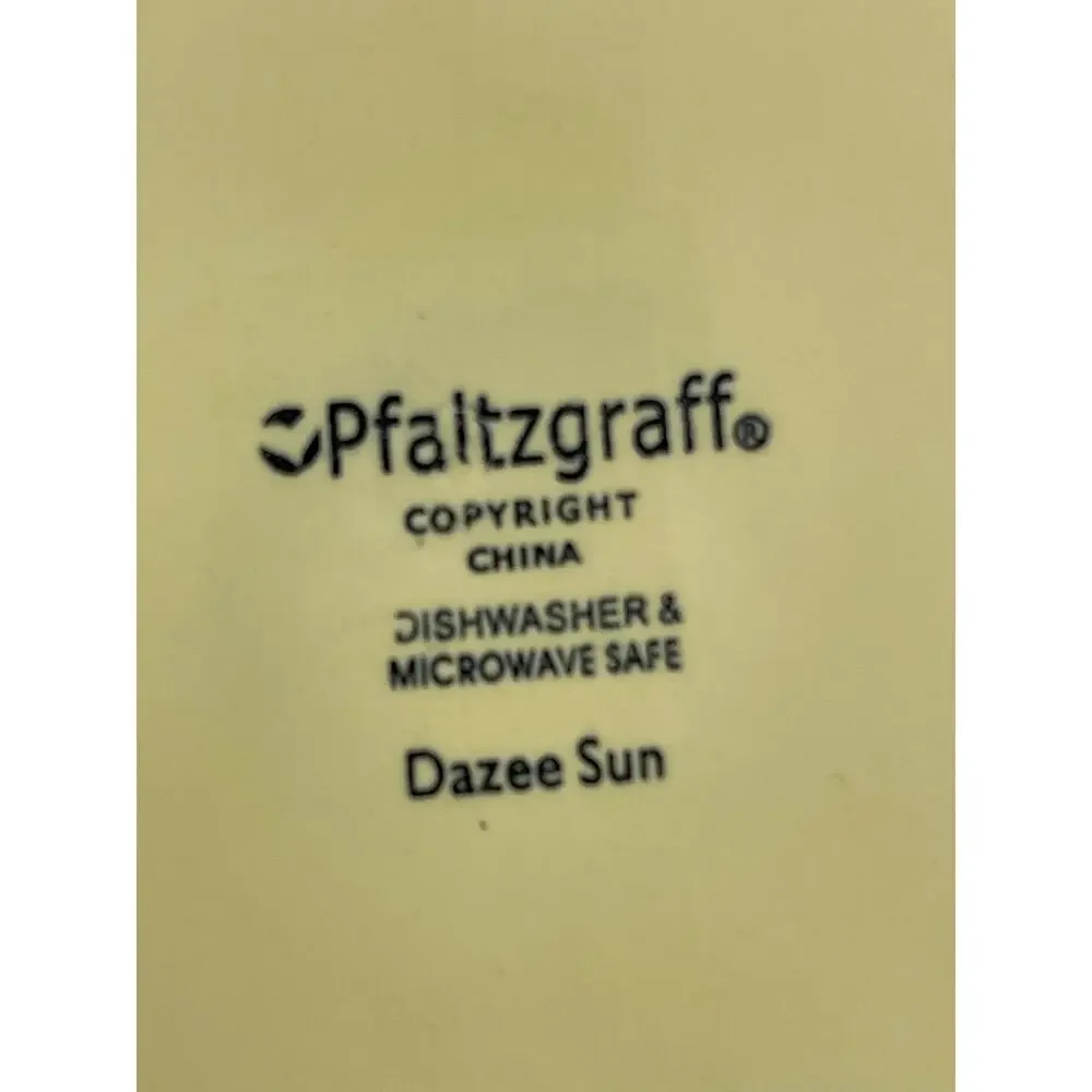 Pfaltzgraff Dazee Sun Yellow Daisy Serving Bowl 8